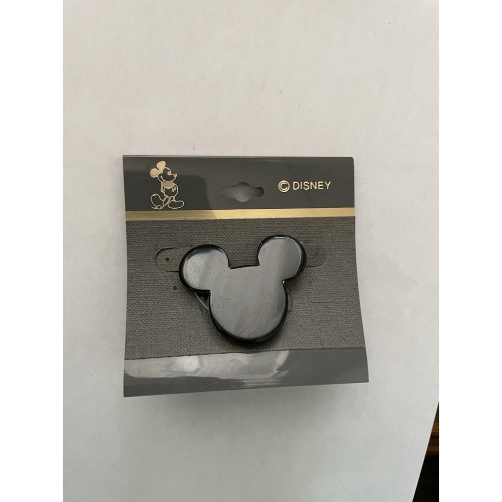 Mickey Mouse Ring Vintage Plastic Black Mickey Head